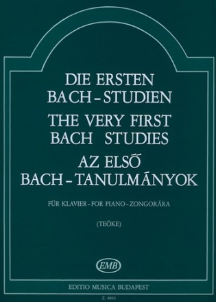 Die ersten Bach-Studien fr Klavier