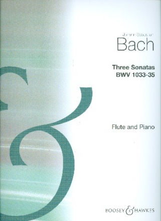 Drei Sonaten BWV 1033-1035 fr Flte und Klavier