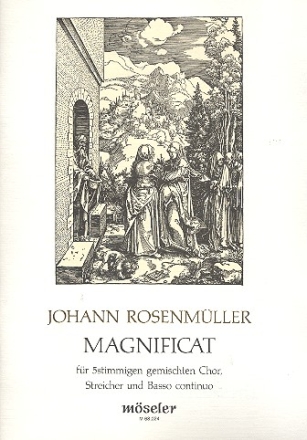 Magnificat fr 5-stg gem Chor, Streicher und Bc Partitur