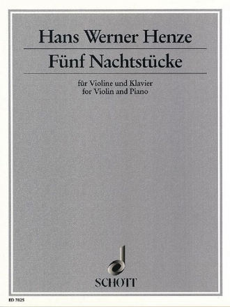 Fnf Nachtstcke fr Violine und Klavier