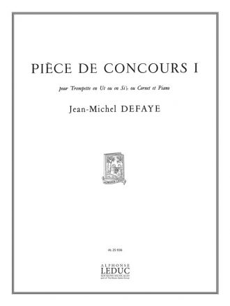 Pice de concours vol.1 pour trompette (ut/si b) et piano