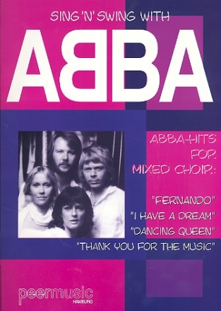 Sing'n' swing with Abba Abba-Hits fr gem Chor Partitur