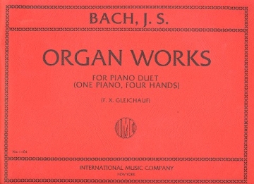 Organ Works vol.1 for piano duet (transcribed)