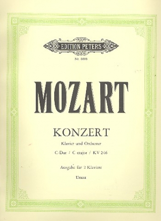 Konzert C-Dur Nr.8 KV246 fr Klavier und Orchester fr 2 Klaviere