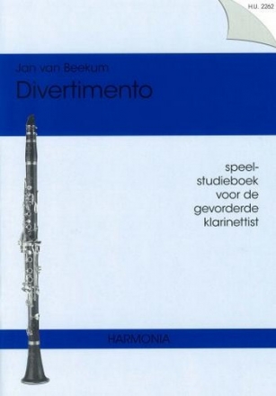 Divertimento Speel-Studieboek voor de gevorderde Klarinettist