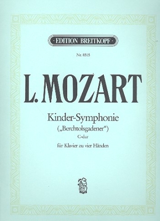 Kinder-Sinfonie C-Dur fr Klavier zu 4 Hnden