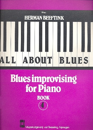 All about blues vol.4 blues improvising for piano