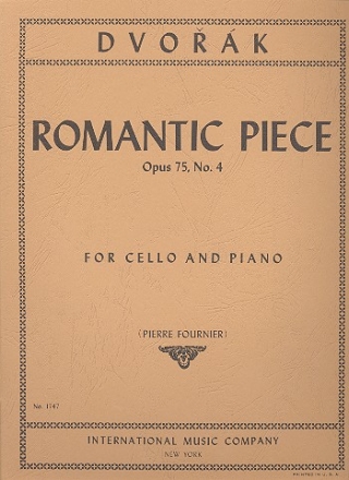 Romantic Piece op.75,4 for cello and piano