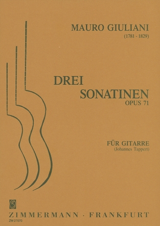 3 Sonatinen op.71 fr Gitarre