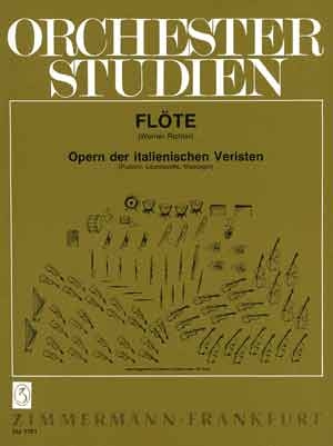 Orchesterstudien Flte Opern der italienischen Veristen Puccini, Leoncavallo, Mascagni