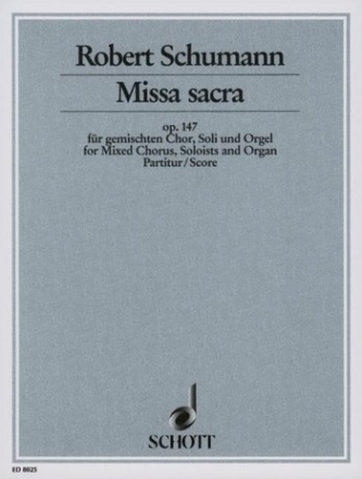 Missa sacra op. 147 fr gemischten Chor (SATB) und Orgel Partitur