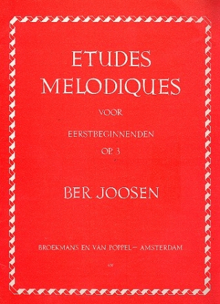 Etudes melodiques voor eerstbeginnenden op.3 voor piano