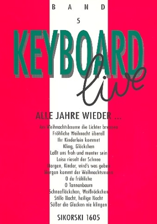 Keyboard live Band 5 Alle Jahre wieder Weihnachtslieder