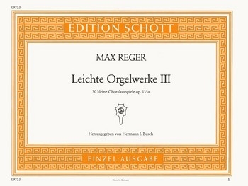 Leichte Orgelwerke op. 135a Band 3 fr Orgel