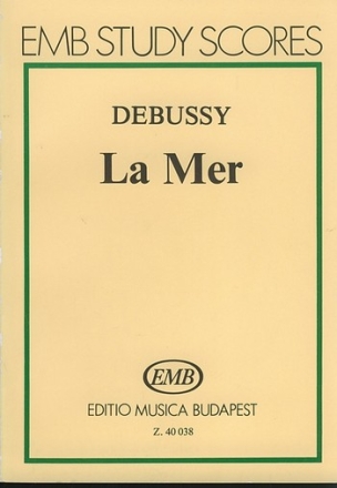 La Mer fr Orchester Studienpartitur