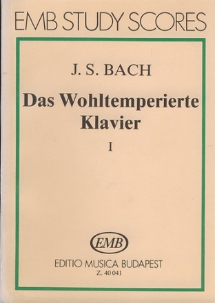 Das Wohltemperierte Klavier Band 1 Studienpartitur