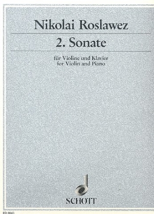 Sonate Nr.2 fr Violine und Klavier