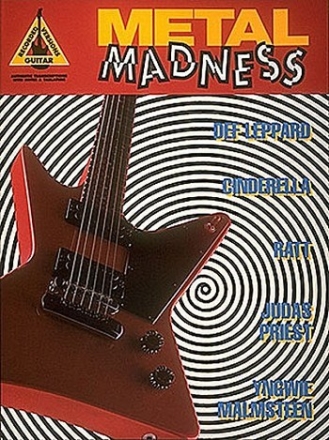 Metal Madness songbook vocal/guitar/tab guitar recorded versions