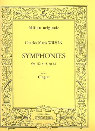 Symphonie no.8 op.42 pour orgue