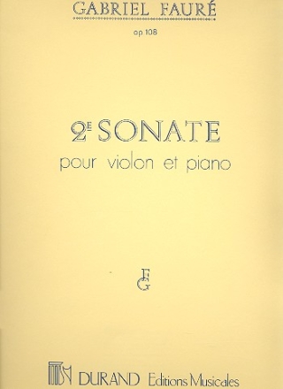 Sonate no.2 mi mineur op.108 pour violon et piano p