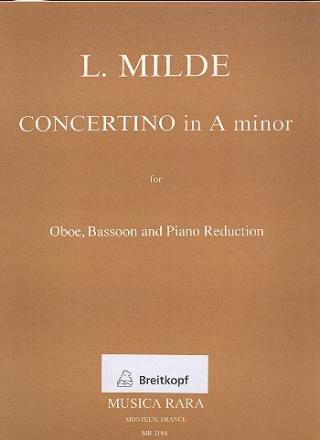 Concertino a minor for oboe, bassoon and piano