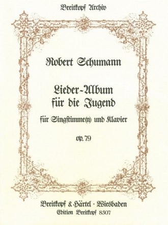 Lieder-Album fr Singstimme und Klavier op.79