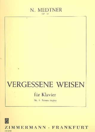 Sonata tragica op.39,5 fr Klavier Vergessene Weisen Nr.5