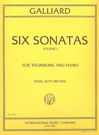 6 Sonatas vol.1 for trombone and piano