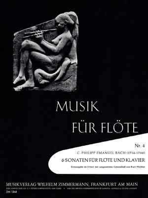 Sonate D-Dur Nr.4 WQ129 fr Flte und Klavier