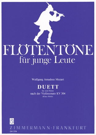 Duett nach der Violinsonate KV304 fr 2 Flten