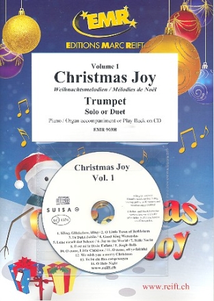 Christmas Joy vol.1 (+CD) fr 1-2 Trompeten und Klavier (Orgel)