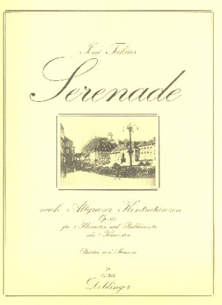 Serenade nach Altgrazer Kontratnzen op.83c fr 3 Klarinetten und Baklarinette (4 Klarinetten),   Partitur und Stimmen