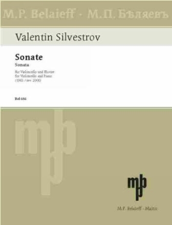 Sonate fr Violoncello und Klavier