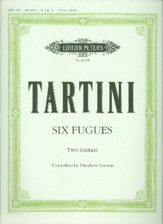 6 Fugues op.1 fr 2 Gitarren NORMAN, THEODORE, TRANSKRIPTION