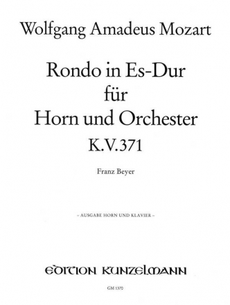 Rondo Es-Dur KV 371 fr Horn und Klavier