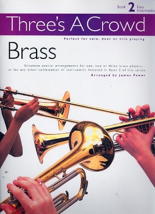 Three's a Crowd vol.2 Brass Trios (2 trumpets and trombone)   score