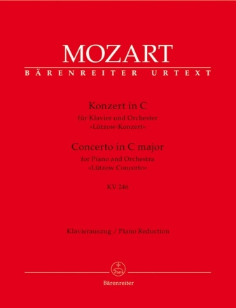 Konzert C-Dur KV246  fr Klavier und Orchester  fr 2 Klaviere