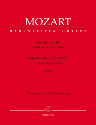 Konzert Es-Dur KV482 fr Klavier und Orchester fr 2 Klaviere Spielpartitur