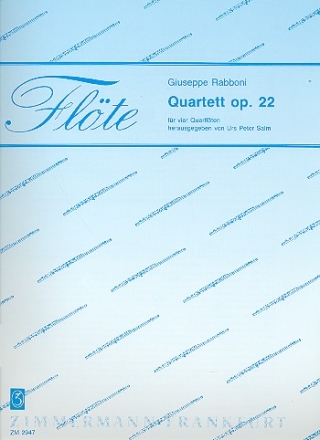 Quartett op.22 fr 4 Flten Stimmen