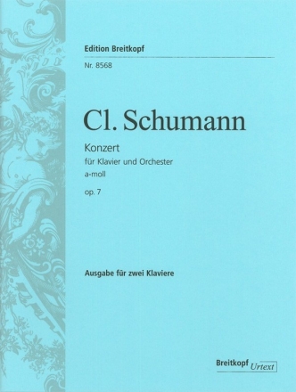 Konzert a-Moll op.7 fr Klavier und Orchester fr 2 Klaviere