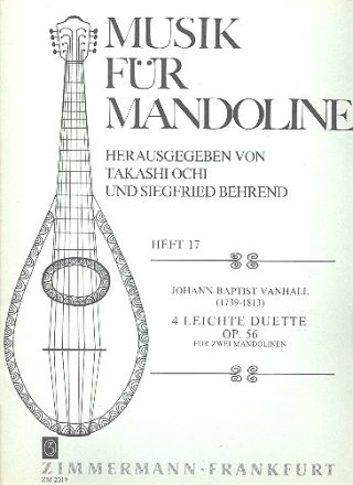 4 leichte Duette op.56 fr 2 Mandolinen