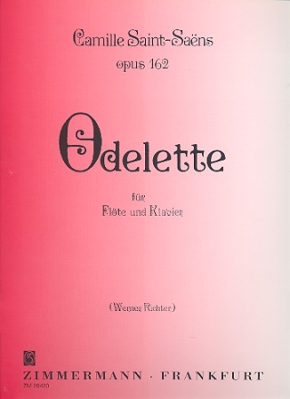 Odelette op.162 fr Flte und Klavier