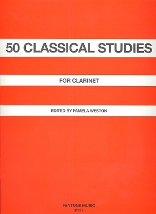 50 classical Studies for clarinet