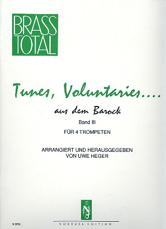 Tunes und Voluntaries aus dem Barock Band 3 fr 4 Trompeten Partitur und Stimmen