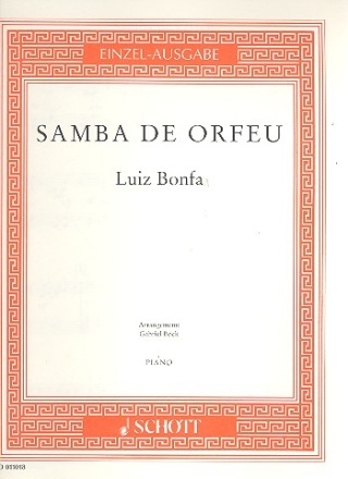 Samba de Orfeu fr Klavier