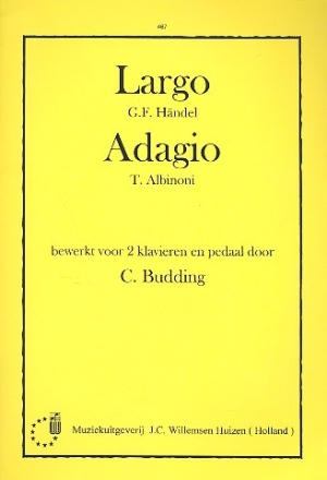 Largo - Adagio foor 2 klavieren en pedaal