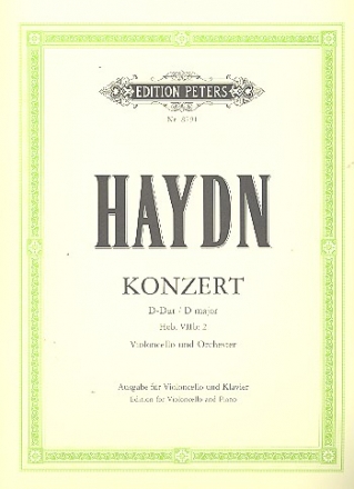 Konzert D-Dur Hob.VIIb:2 fr Violoncello und Orchester fr Violoncello und Klavier