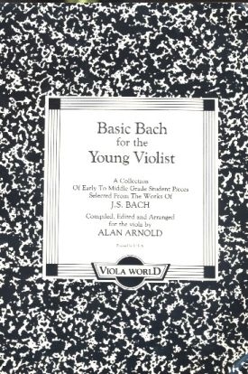 Basic Bach for the young Violist for viola and piano