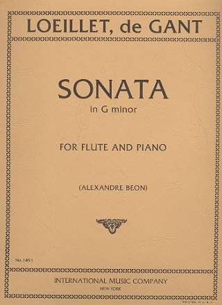 Sonata g minor for flute and piano