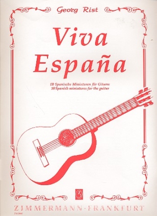 Viva Espana 10 spanische Miniaturen fr Gitarre